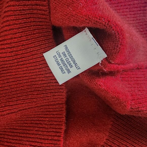 Charter Club sweater 100% Fine cashmere quarter button up pullover polo sweater - Picture 9 of 9
